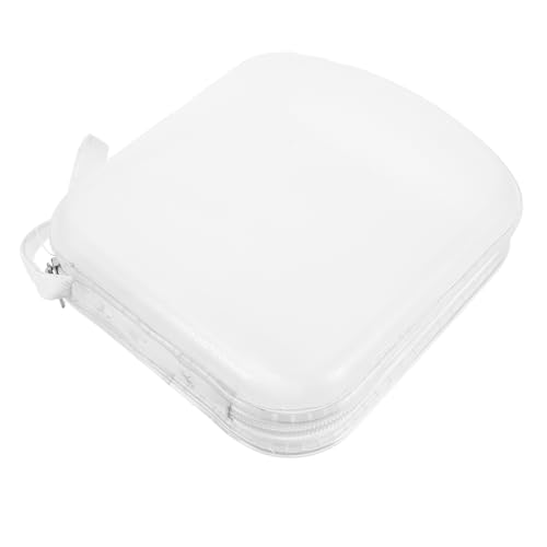 TOPPERFUN Cd-aufbewahrungshülle Aus Kunststoff Transparente Hülle Für DVDs Vcds Mit Reißverschluss Aufbewahrungsbox Schutzhülle Organizer von TOPPERFUN