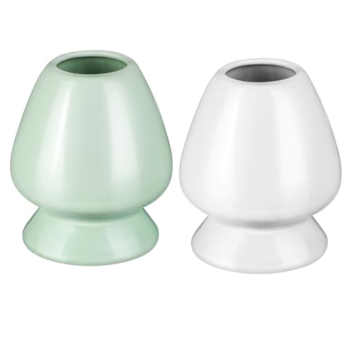 TOPPERFUN Chasen Ständer aus Keramik, 7,5 x 5,5 x 5,5 cm, für Matcha, Matcha-Schneebesen, Ständer für Bambus, Matcha-Chasen für Teeset, Zubehör – Zuhause oder Reißen, 2 Stück TOPPERFUN Chasen Ständer aus Keramik, 7,5 x 5,5 x 5,5 cm, für Matcha, Matcha-Schneebesen, Ständer für Bambus, Matcha-Chasen für Teeset, Zubehör – Zuhause oder Reißen, 2 Stück von TOPPERFUN