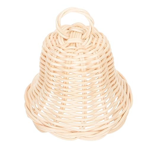 TOPPERFUN DIY Rattan Woven Christmas Tree Bell Pendant Leichtes Handgefertigtes Ornament für Weihnachtsdeko Fenster Tür Wand Vielseitig Einsetzbar TOPPERFUN DIY Rattan Woven Christmas Tree Bell Pendant Leichtes Handgefertigtes Ornament für Weihnachtsdeko Fenster Tür Wand Vielseitig Einsetzbar von TOPPERFUN