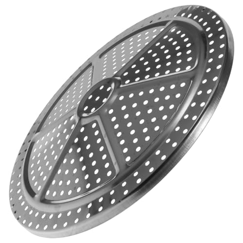 TOPPERFUN Dampfgarer für Reis Dampfbucket für Familien Restaurants und Catering Hochwertiges Material zu Reinigen Rundes Design mit Dichten Löchern für Optimales von TOPPERFUN