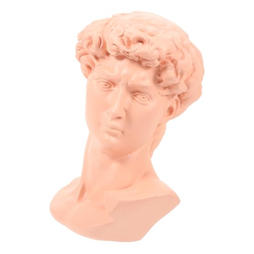 TOPPERFUN David Skulptur aus Kunstharz Kreative Heimdekoration Desktop Ornament für Büro und Zuhause Detailreiche David Büste Vielseitige Inneneinrichtung von TOPPERFUN