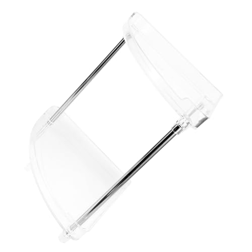 TOPPERFUN Eckregal Badezimmer Organizer Transparentes Kosmetikregal für Badezimmer Küche Multifunktionales Aufbewahrungsregal für Waschbecken Arbeitsplatte Platzsparend für Schminktisch von TOPPERFUN