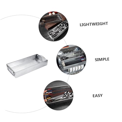 TOPPERFUN Edelstahl Besteckaufbewahrung mit Abtropffunktion Großer Besteckbehälter für Essstäbchen Löffel Gabeln Stabiler und Wasserdichter Küchen Organizer für Spüle und Tischgeschirr TOPPERFUN Edelstahl Besteckaufbewahrung mit Abtropffunktion Großer Besteckbehälter für Essstäbchen Löffel Gabeln Stabiler und Wasserdichter Küchen Organizer für Spüle und Tischgeschirr von TOPPERFUN