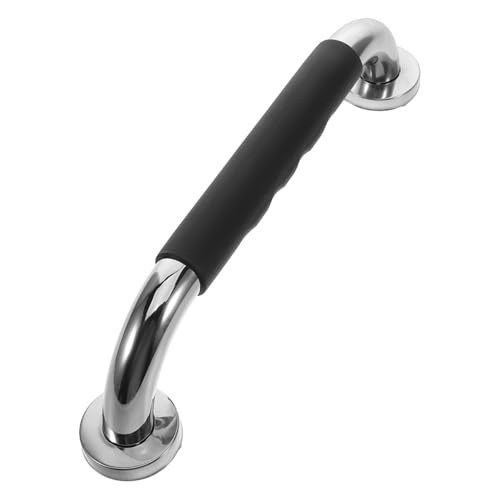TOPPERFUN Edelstahl Haltegriff Bad Wc Rutschfester Sicherheits handlauf mit Weichem Silikongriff Senioren Toiletten Haltegriffe zur Sturzprävention Badezimmergriff von TOPPERFUN