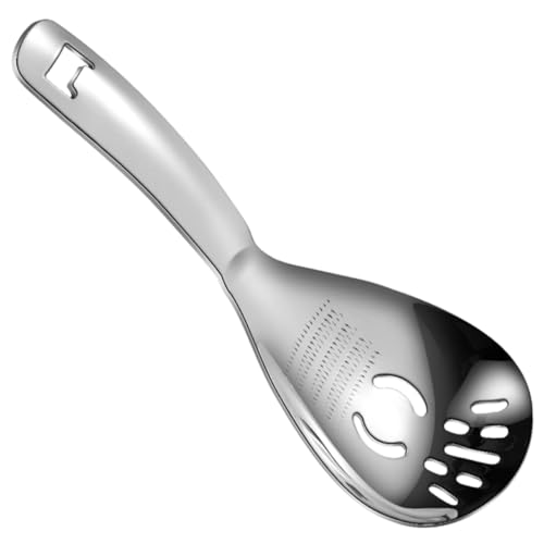 TOPPERFUN Edelstahl Ingwer Reibelöffel Manuelle Küchenhilfe für Gemüse und Obst Multifunktionaler Stampfer mit Rutschfestem Design für Babynahrung und Gewürze Kompakt und Einfach zu von TOPPERFUN