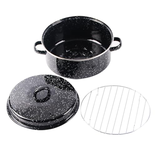 TOPPERFUN Emaillierter Bräter mit Deckel Roasting Pot für Gebackene Süßkartoffeln Grillgerichte für Gartenpartys und Familienfeiern zu Reinigen und Langlebig TOPPERFUN Emaillierter Bräter mit Deckel Roasting Pot für Gebackene Süßkartoffeln Grillgerichte für Gartenpartys und Familienfeiern zu Reinigen und Langlebig von TOPPERFUN