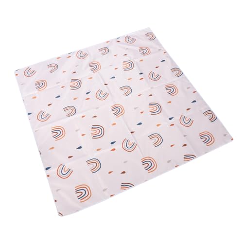 TOPPERFUN Esszimmerstuhlmatte Weiche Spielmatte Kinderteppich Campingteppich Kinderzimmerteppich Cartoon Zeltmatte Cartoon Spielzeltteppich Babyzimmerteppich Kinderspielzeltteppich von TOPPERFUN