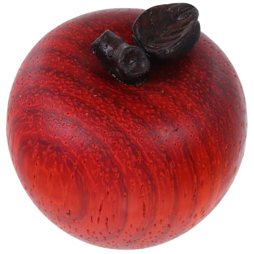 TOPPERFUN Fake Obst Aus Holz Handgefertigt Aus Rote Sandelholz Dekorative Frucht Für Fotografie Und Kunst Realistische Simulation Stilvolle Tischdekoration Einzigartiges Sammlerstück von TOPPERFUN