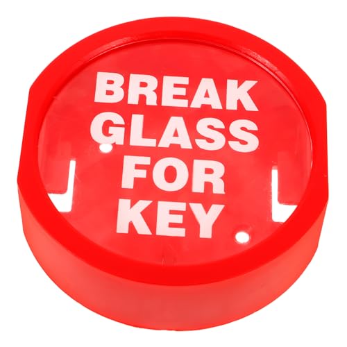 TOPPERFUN Feuerfester Notfallschlüsselkasten für Außen Multifunktionaler Tür und Fensterschloss Aufbewahrungskasten Kindersicherer Schlüsselsafe mit Glasbruchfunktion Sicherheitsschlüsselbox von TOPPERFUN