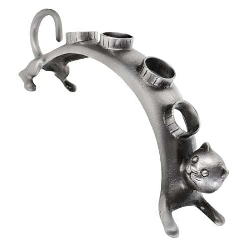 TOPPERFUN Flaschenstopperhalterung Stand Weinstopfenständer montiert Weinflaschenverschluss flaschenhalter Halter für Flaschenstopper Weinsteckerregale aus Metall Zinklegierung Silber TOPPERFUN Flaschenstopperhalterung Stand Weinstopfenständer montiert Weinflaschenverschluss flaschenhalter Halter für Flaschenstopper Weinsteckerregale aus Metall Zinklegierung Silber von TOPPERFUN
