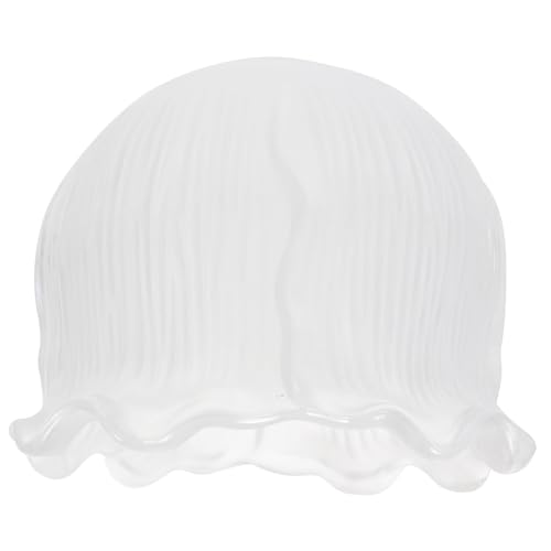 TOPPERFUN Glas Lampenschirm Kleine Tischlampe Abdeckung Dekorativer Glas Lampenschirm für Stehlampe und Wandlampe Einfache Montage Passend für Moderne und Rustikale Wohnstile von TOPPERFUN
