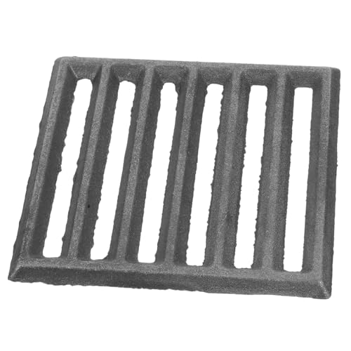 TOPPERFUN Gusseisen Grillrost Hochtemperaturbeständig Schnelle Hitzeverteilung Vielseitig Für Feuerstelle Outdoor Camping Cooking von TOPPERFUN