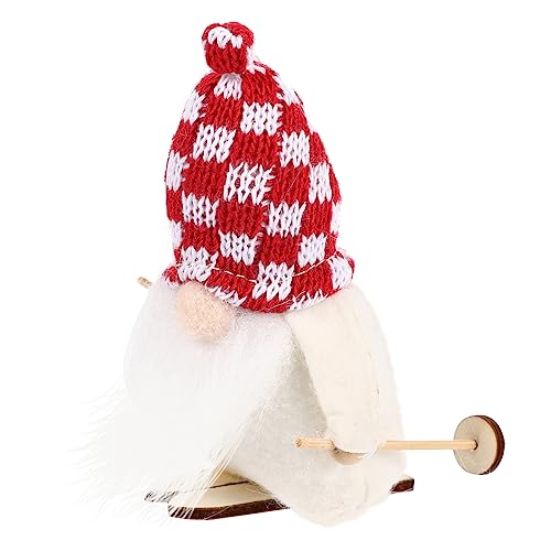 TOPPERFUN Hängendes Weihnachtsgnom Ornament mit Skiausrüstung Kreative Weihnachtsdeko für Baum Fenster oder Tür Kompakte Festliche für Zuhause TOPPERFUN Hängendes Weihnachtsgnom Ornament mit Skiausrüstung Kreative Weihnachtsdeko für Baum Fenster oder Tür Kompakte Festliche für Zuhause von TOPPERFUN
