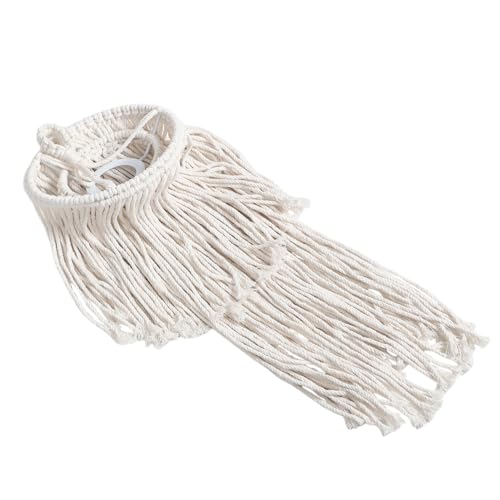 TOPPERFUN Handgewebter Lampenschirm Webenanhänger Quasten-kronleuchter Anhängerer Leichter Schatten Boho -lampenfarben Schwarze Rattan-pendelleuchte Deckenschatten Baumwollseil Beige von TOPPERFUN