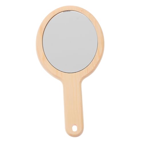 TOPPERFUN Handspiegel mit Holzgriff Kompakt Leicht Tragbarer Kosmetikspiegel ohne Vergrößerung für Unterwegs Stilvoll Retro Design Praktisch für Home Office und Reise TOPPERFUN Handspiegel mit Holzgriff Kompakt Leicht Tragbarer Kosmetikspiegel ohne Vergrößerung für Unterwegs Stilvoll Retro Design Praktisch für Home Office und Reise von TOPPERFUN