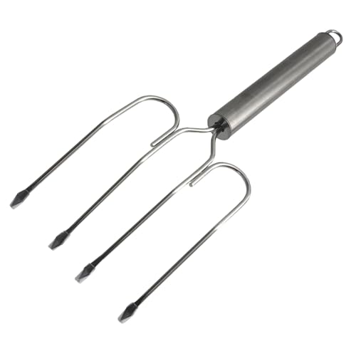 TOPPERFUN Haushaltsgeflügel Lifter aus Barbecue Truthahngabel für Grill und Outdoor Langlebig und Rostfrei zum Braten von Huhn Rind und TOPPERFUN Haushaltsgeflügel Lifter aus Barbecue Truthahngabel für Grill und Outdoor Langlebig und Rostfrei zum Braten von Huhn Rind und von TOPPERFUN