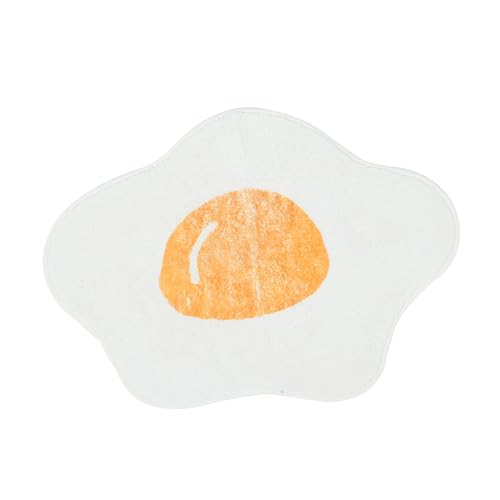 TOPPERFUN Bodenmatte rutschfest mit Pochiertem Ei Muster Waschbare Türmatte Wasserabsorbierende Mikrofaser Flauschige Fußmatte für Wohnzimmer und Badezimmer Dekorative Matte TOPPERFUN Bodenmatte rutschfest mit Pochiertem Ei Muster Waschbare Türmatte Wasserabsorbierende Mikrofaser Flauschige Fußmatte für Wohnzimmer und Badezimmer Dekorative Matte von TOPPERFUN