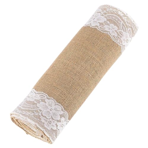 TOPPERFUN Hochzeit Tischläufer Spitze Tischdecke für Festliche Anlässe Romantische Dekoration für Esstische Langlebig und Vielseitig Einsetzbar von TOPPERFUN