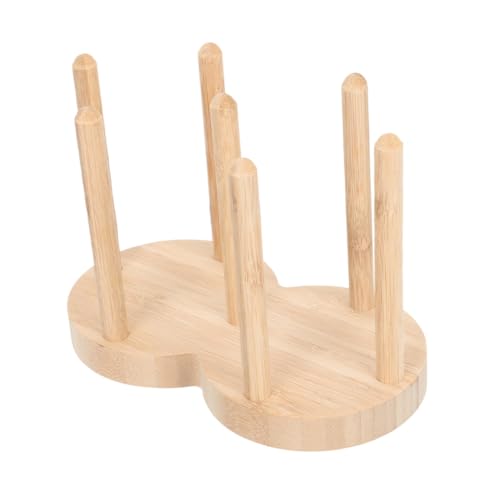 TOPPERFUN Holz Becherhalter mit Deckelhalter für Papier Kaffeebecher Leichter Outdoor Cup Organizer für Camping Picknick Schnelles Entnehmen für Zuhause und Restaurant von TOPPERFUN