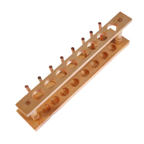 TOPPERFUN Holz Reagenzglasständer Test Stand Labor Zubehör Leicht Säurebeständig Praktisch für Schule und Labor Transportabel Klarer Sichtschutz für Proben Einfaches Einsetzen und Entnehmen TOPPERFUN Holz Reagenzglasständer Test Stand Labor Zubehör Leicht Säurebeständig Praktisch für Schule und Labor Transportabel Klarer Sichtschutz für Proben Einfaches Einsetzen und Entnehmen von TOPPERFUN