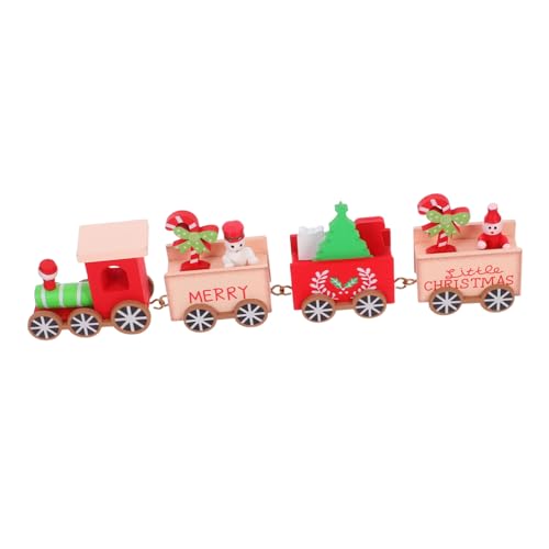 TOPPERFUN Holz Weihnachtszug Mini mit Santa Schneemann Tannenbaum Figuren Handgefertigte Bunte Tischdekoration für Weihnachten und Winterfeiern Kompakt für Wohnzimmer Küche Kamin Geeignet TOPPERFUN Holz Weihnachtszug Mini mit Santa Schneemann Tannenbaum Figuren Handgefertigte Bunte Tischdekoration für Weihnachten und Winterfeiern Kompakt für Wohnzimmer Küche Kamin Geeignet von TOPPERFUN