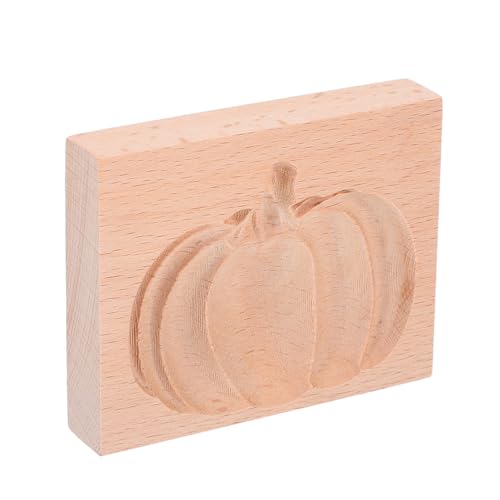 TOPPERFUN Holz-kürbis-ausstechform mit Prägung Ernte-bäckerei Halloween Thanksgiving und Weihnachten Kreatives Backform für Festliche Kekse und Gebäck von TOPPERFUN