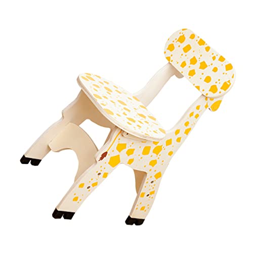 TOPPERFUN Holzstuhl für Giraffen Rückenlehne Bequemer Hocker für Spielerisches Sitzen für Frühkindliche Bildung und Sicheres Schadstofffreies Design mit Glatten Oberflächen TOPPERFUN Holzstuhl für Giraffen Rückenlehne Bequemer Hocker für Spielerisches Sitzen für Frühkindliche Bildung und Sicheres Schadstofffreies Design mit Glatten Oberflächen von TOPPERFUN