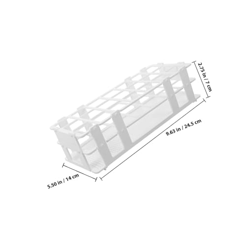 TOPPERFUN Hydroponik Reagenzglas Ständer mit Löchern Ø Freistehendes Aufbewahrungsrack für Glasröhren Stabiles Display für Hydroponische Pflanzen und Laboranwendungen von TOPPERFUN