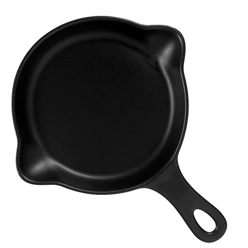 TOPPERFUN Keramik Backform Japanischer Stil mit Griff Hitzebeständig Rostfrei Dekorative Auflaufform für Ofen für Gemüse und Brot von TOPPERFUN