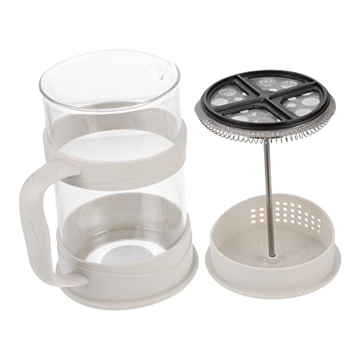 TOPPERFUN Kaffeekaraffe aus Hitzebeständigem mit Filter Design für Perfekten Kaffeegenuss Antirutschgriff für Sicheres Ausgießen für Kaffeeliebhaber von TOPPERFUN