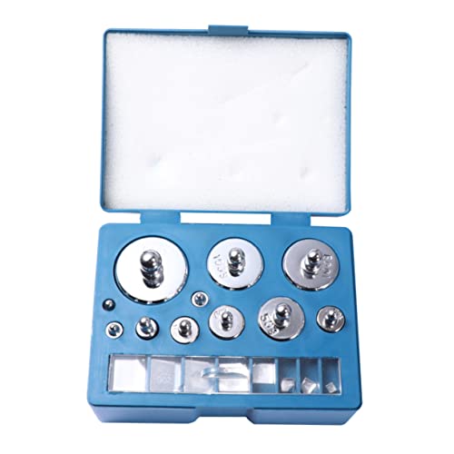 TOPPERFUN Kalibriergewicht Set aus Stahl mit Pinzette Präzisionswaage Gewichte für Labor Gewerbe und Bildung Rostfrei und von TOPPERFUN