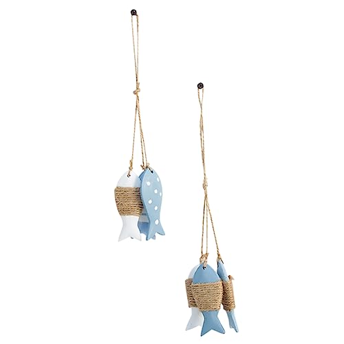 TOPPERFUN Kinderzimmerfreundlicher Meeresanhänger 2 Stück Holzfisch- Elegant Verarbeitet Zum Aufhängen An Und Tür TOPPERFUN Kinderzimmerfreundlicher Meeresanhänger 2 Stück Holzfisch- Elegant Verarbeitet Zum Aufhängen An Und Tür von TOPPERFUN
