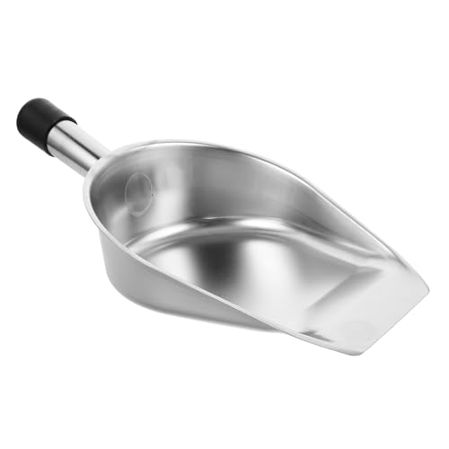 TOPPERFUN Kleine Handliche Edelstahl Kehrschaufel Robuste Staubschaufel Für Haushalt Büro Outdoor Vielseitig Praktisches Reinigungstool Kompakt Platzsparend von TOPPERFUN