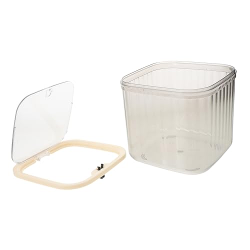 TOPPERFUN Kleiner Push Top Abfallbehälter mit Deckel für Schreibtisch Büro Küchenorganisation Praktischer Abfallkorb für Kleine Räume TOPPERFUN Kleiner Push Top Abfallbehälter mit Deckel für Schreibtisch Büro Küchenorganisation Praktischer Abfallkorb für Kleine Räume von TOPPERFUN