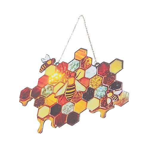 TOPPERFUN Kreativer Hängender Bienenanhänger aus Wanddekoration für Hochzeiten Partys und Zuhause Vielseitiges Schmuckzubehör Zufälligen Farben für Garten TOPPERFUN Kreativer Hängender Bienenanhänger aus Wanddekoration für Hochzeiten Partys und Zuhause Vielseitiges Schmuckzubehör Zufälligen Farben für Garten von TOPPERFUN