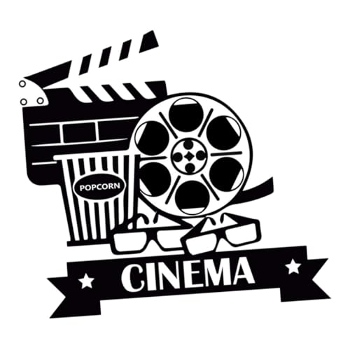TOPPERFUN Kreatives Kino Wandtattoo Selbstklebendes für Wohnzimmer und Schlafzimmer Moderne Wandkunst für Heimkino Anzubringen Rückstandsfrei TOPPERFUN Kreatives Kino Wandtattoo Selbstklebendes für Wohnzimmer und Schlafzimmer Moderne Wandkunst für Heimkino Anzubringen Rückstandsfrei von TOPPERFUN