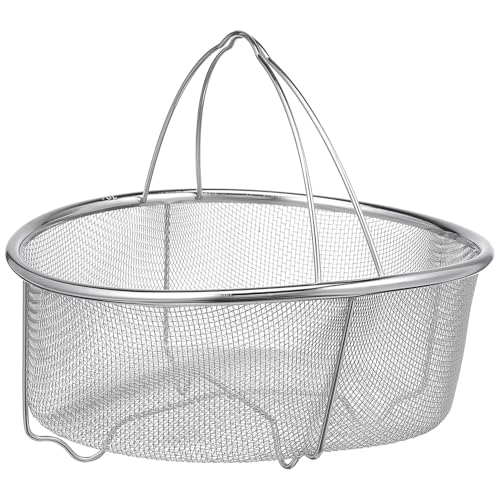 TOPPERFUN Edelstahl Abtropfkorb 304 Multifunktionaler Siebkorb Mit Griffdesign Obst Und Gemüse Waschkorb Robuster Küchenfilter Haushaltssieb Für Spülbecken von TOPPERFUN