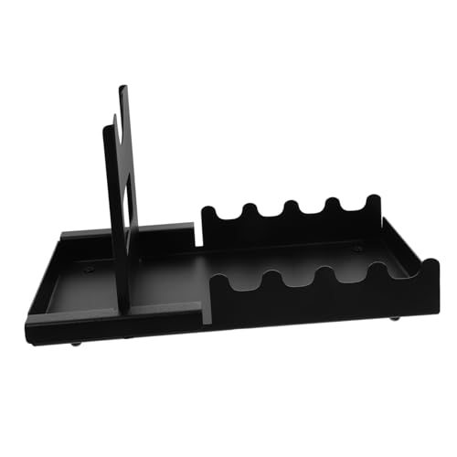 TOPPERFUN Küchenutensilien Halter Verstellbarer Topfdeckel Organizer aus Praktischer Löffelablage für Kochlöffel Pfannen und Schneidebretter von TOPPERFUN