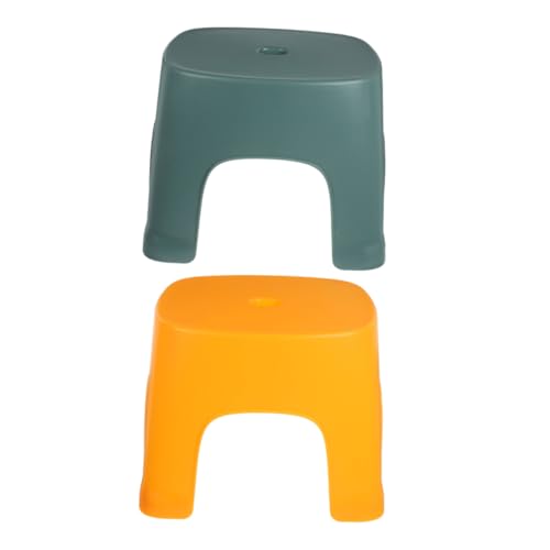 TOPPERFUN Kunststoff Fußhocker 2 Stück Rutschfester Toiletten Tritthocker für Erwachsene Badezimmer Hocker und Leicht für Toiletten und Bad TOPPERFUN Kunststoff Fußhocker 2 Stück Rutschfester Toiletten Tritthocker für Erwachsene Badezimmer Hocker und Leicht für Toiletten und Bad von TOPPERFUN