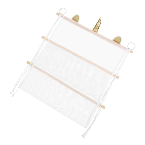 TOPPERFUN Kuscheltier Hängematte Platzsparender Aufbewahrungskorb Für Netz Für Plüschtiere Aufzuhängen An Türen Oder Wänden Kreatives Faltbares Design Transparentes Mesh von TOPPERFUN