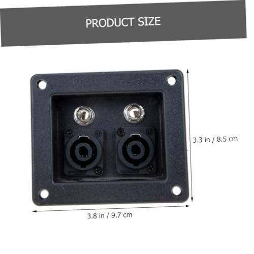 TOPPERFUN Lautsprecher Anschlussplatine Schwarz Verdrahtungsplatine Einfach Installierbar Stoßfest Feuchtigkeitsresistent Für Bühnenlautsprecher und Subwoofer TOPPERFUN Lautsprecher Anschlussplatine Schwarz Verdrahtungsplatine Einfach Installierbar Stoßfest Feuchtigkeitsresistent Für Bühnenlautsprecher und Subwoofer von TOPPERFUN