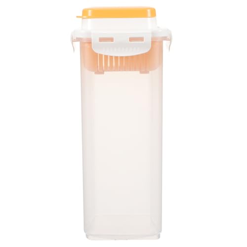 TOPPERFUN Lidded Waschmittel Aufbewahrungsbox Transparente Multifunktions Box für Waschpulver für Zuhause und Studentenwohnheim und Leicht zu Reinigen von TOPPERFUN