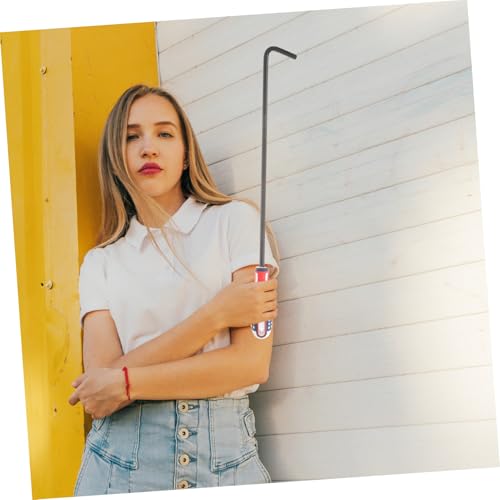 TOPPERFUN Manhole Hook mit Kunststoffgriff Robuster Edelstahl Verschleißfest und Verformungsfrei Vielseitig für Schachtdeckel Rolladen Fenstertüren Sichere Handhabung Zufälliger Stil von TOPPERFUN