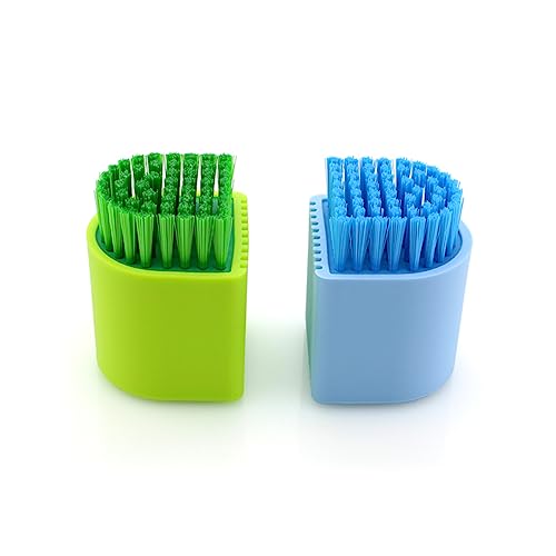 TOPPERFUN Mini Multifunktions Scrubbing Brush mit Nylonborsten Waschbürste für Kleidung Schuhe und Blau für Fliesen Fenster und Fleckenreinigung TOPPERFUN Mini Multifunktions Scrubbing Brush mit Nylonborsten Waschbürste für Kleidung Schuhe und Blau für Fliesen Fenster und Fleckenreinigung von TOPPERFUN