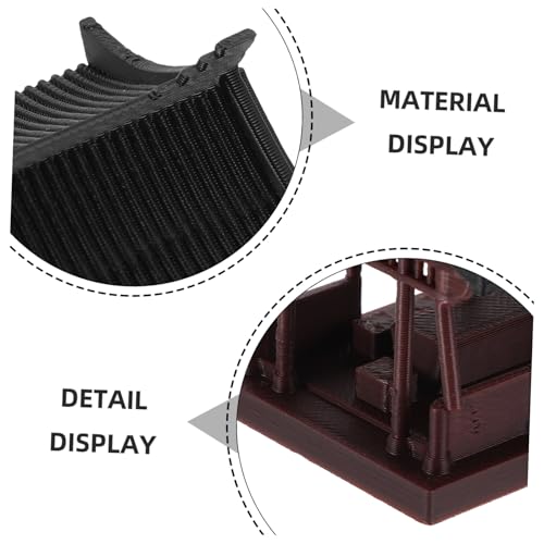 TOPPERFUN Miniatur Pavillon Deko Asiatischer Stil Bonsai Tempel Ornament für Garten Aquarium Mikrolandschaft Zen Terrasse Entspannung Feng Shui Dekoration von TOPPERFUN