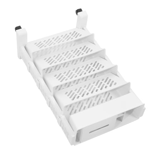 TOPPERFUN Mobiler Bücherregalwagen Mehrschichtiger Schreibtisch Organizer mit Rädern für Wohnzimmer Schlafzimmer und Praktischer Stauraum für Aufgeräumte Umgebung von TOPPERFUN