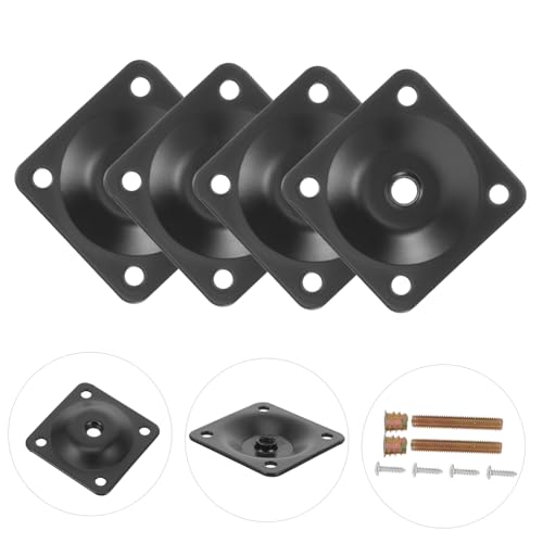 TOPPERFUN Montageplatten für Möbelbeine Flache Schwarze Befestigungsplatten für Sofa Stuhl Tisch Einfache Installation Ergonomisch Leicht und Robust TOPPERFUN Montageplatten für Möbelbeine Flache Schwarze Befestigungsplatten für Sofa Stuhl Tisch Einfache Installation Ergonomisch Leicht und Robust von TOPPERFUN