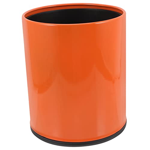 TOPPERFUN Mülleimer aus Kunststoff für Zuhause und Büro Elegant Orangefarbener Abfalleimer mit Abnehmbarer Innenbox für Küchenabfälle Papier und Robuste Struktur für Langanhaltende Nutzung TOPPERFUN Mülleimer aus Kunststoff für Zuhause und Büro Elegant Orangefarbener Abfalleimer mit Abnehmbarer Innenbox für Küchenabfälle Papier und Robuste Struktur für Langanhaltende Nutzung von TOPPERFUN