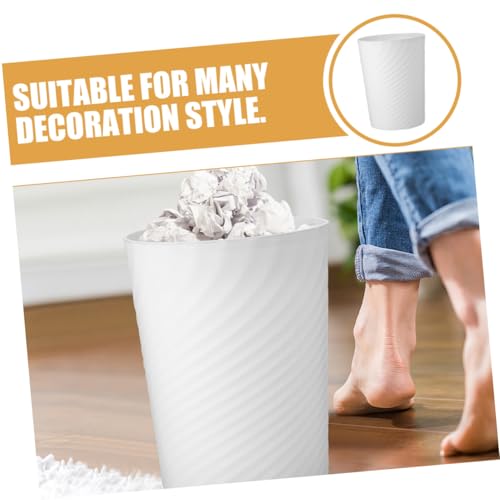 TOPPERFUN Mülleimer ohne Deckel Kunststoff Abfalleimer Papierkorb Mittelgroß Weiß für Schlafzimmer Wohnzimmer Büro Vielseitiger Müllbehälter Großer Öffnung Langlebig Praktisch TOPPERFUN Mülleimer ohne Deckel Kunststoff Abfalleimer Papierkorb Mittelgroß Weiß für Schlafzimmer Wohnzimmer Büro Vielseitiger Müllbehälter Großer Öffnung Langlebig Praktisch von TOPPERFUN