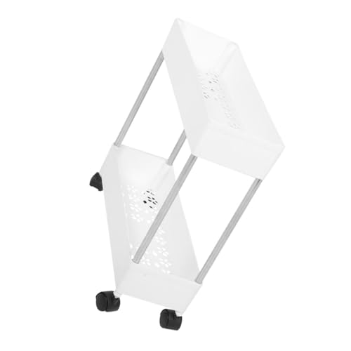 TOPPERFUN Rollwagen Mehrstöckiger Lagerwagen Mit Rädern Vielseitiger Aufbewahrungswagen Für Küche Und Badezimmer Optimaler Stauraum Für Ordnung in Zuhause von TOPPERFUN